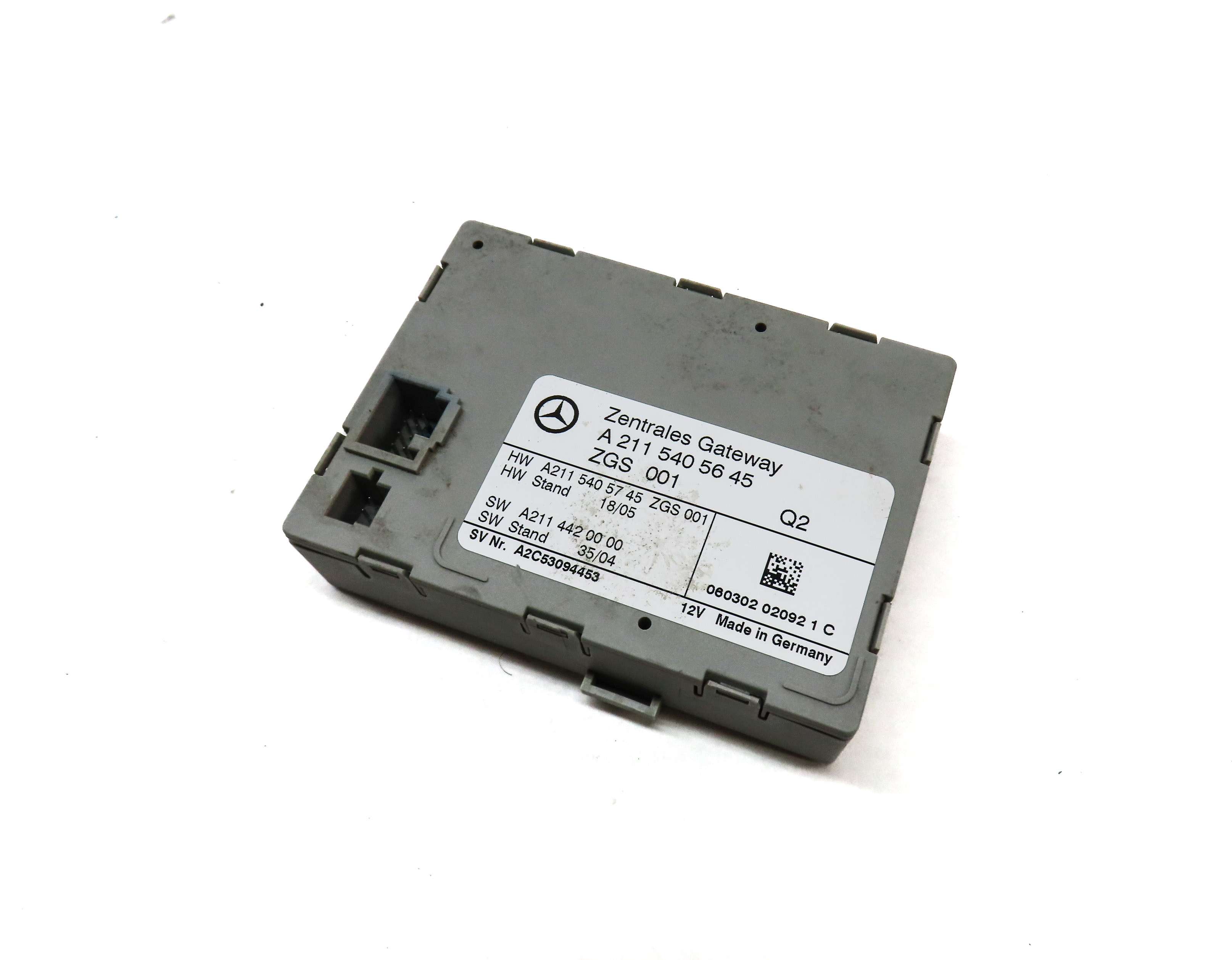 2006 MERCEDES CLS55 AMG (W219) CENTRAL GATEWAY CONTROL MODULE — exact item pictured